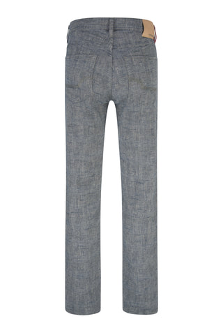 OTTO KERN JOHN Five Pocket - Grey Slate Check - 67041 4200.8600