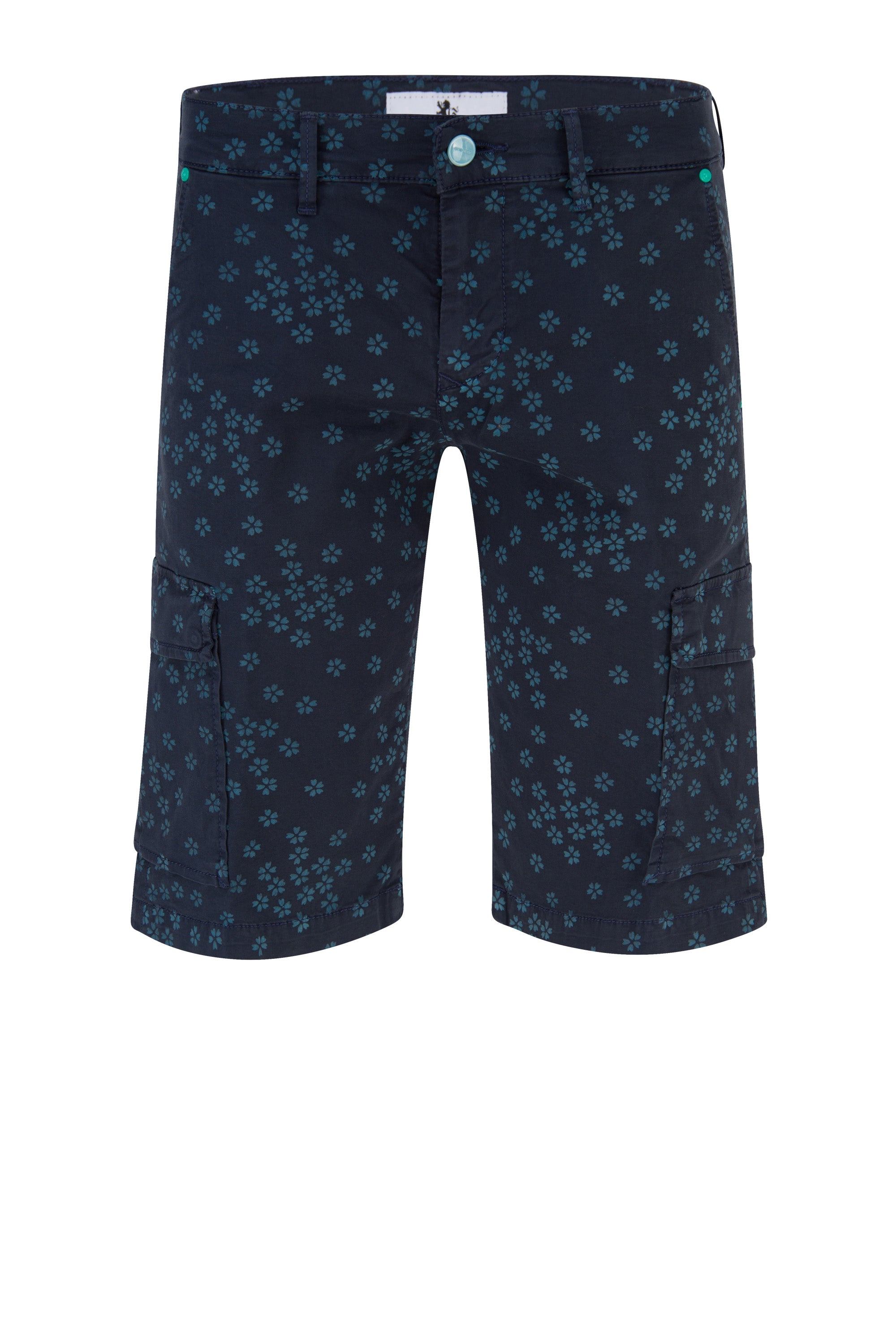 OTTO KERN Chino Short - Seafoam Clover Navy - 67890 5802.6000