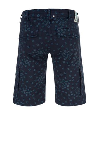 OTTO KERN Chino Short - Seafoam Clover Navy - 67890 5802.6000