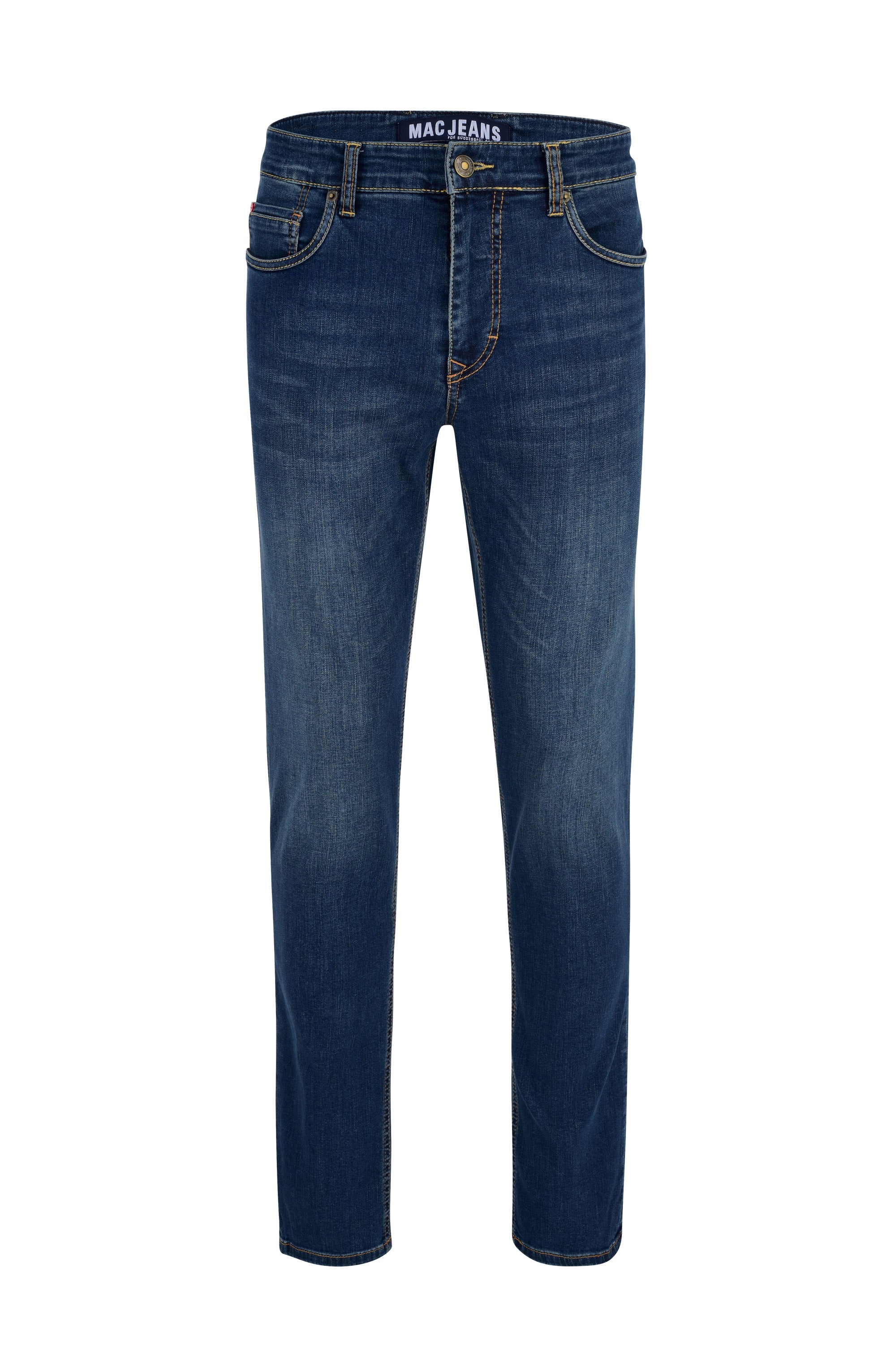 MAC ARNE PIPE Five-Pocket Jeans - Deep Harbor Blue - 0506-00-1794-H633