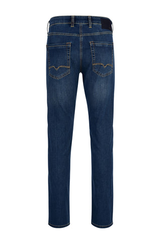 MAC ARNE PIPE Five-Pocket Jeans - Deep Harbor Blue - 0506-00-1794-H633