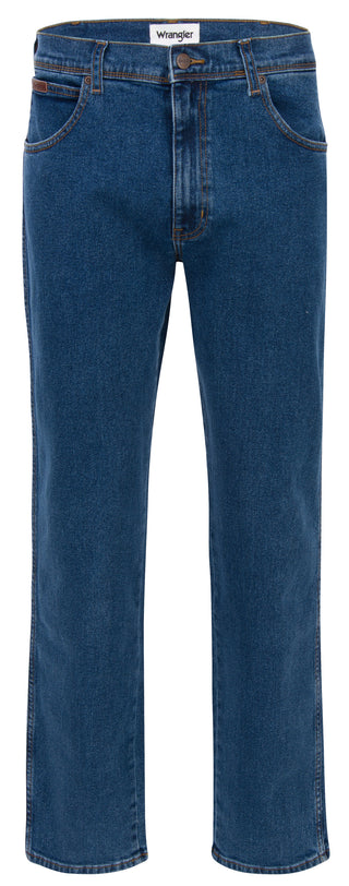 WRANGLER Texas Straight Jeans - Dusk Indigo Blue - W121KP49S