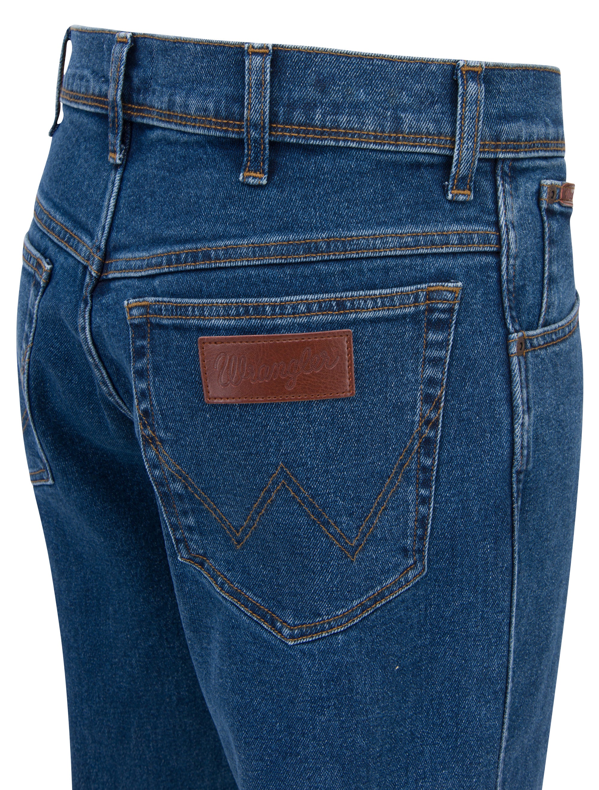 WRANGLER Texas Straight Jeans - Dusk Indigo Blue - W121KP49S von Wrangler