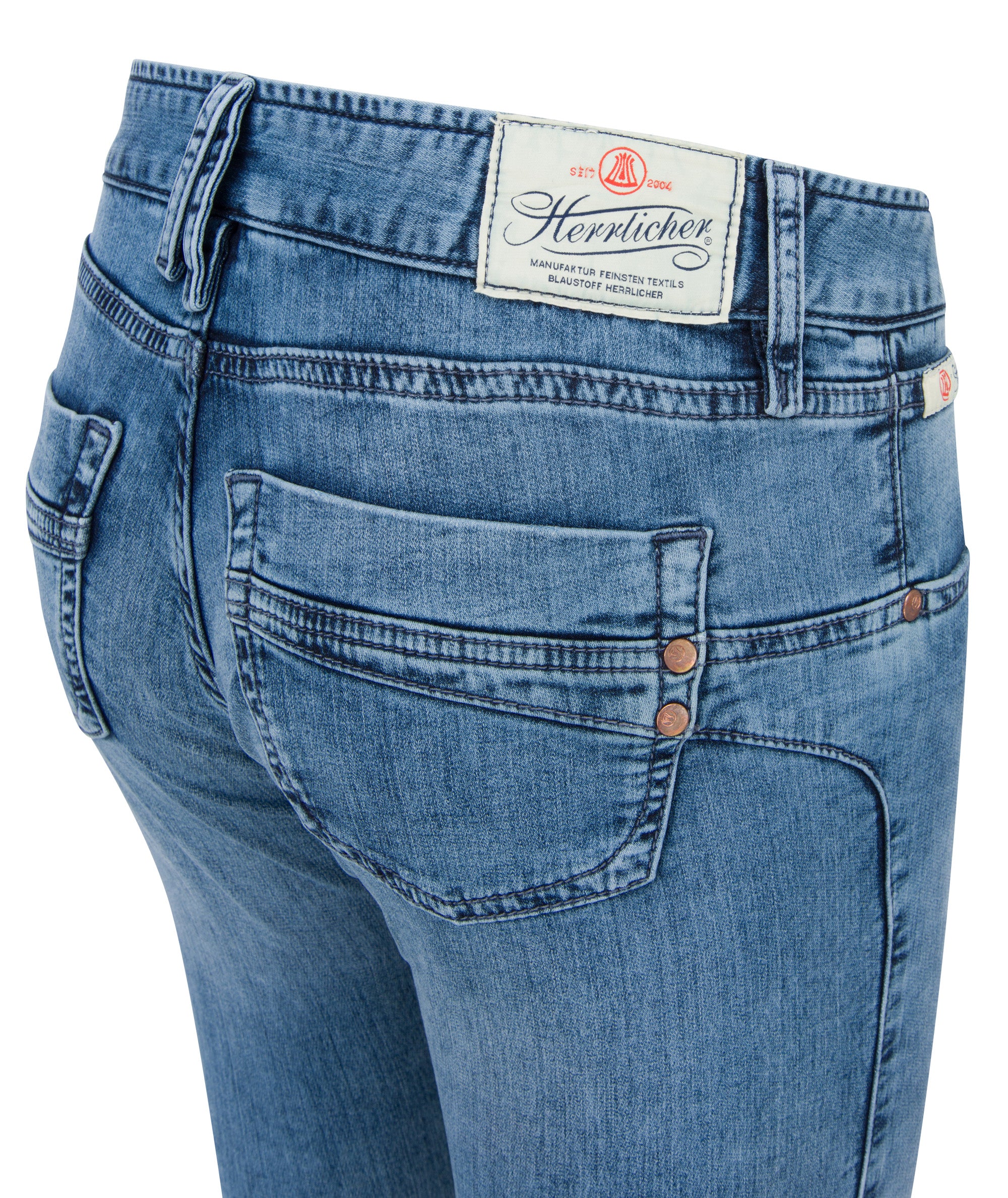 LOVELY TOUCH Pantalon de jogging court en denim vieilli moyen 5320-D9648-682 von Herrlicher
