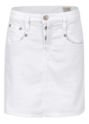 HERRLICHER SHYRA Skirt Drill Stretch - Frosted Sea White - 2236-SN560-010
