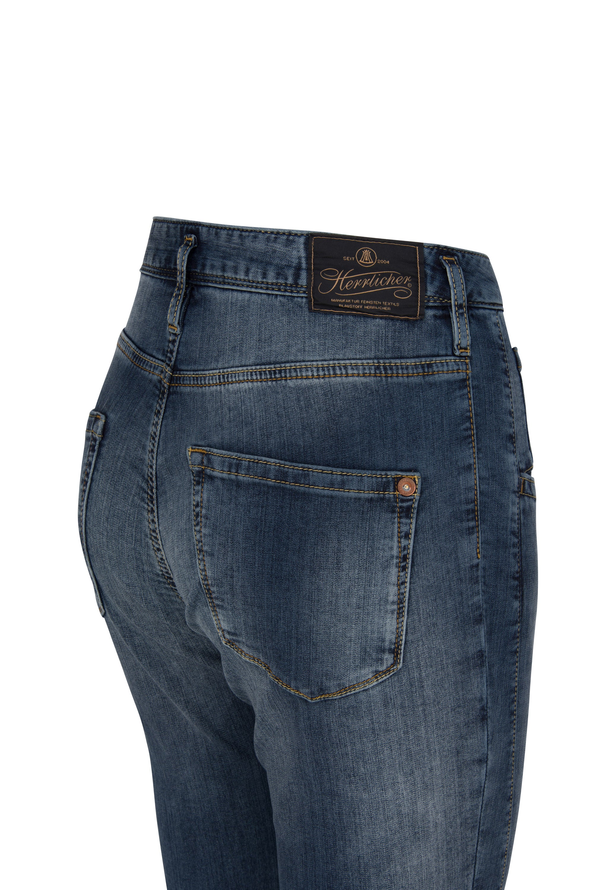HERRLICHER Shyra Cropped Jogg Denim relaxed - Midnight Indigo Wash - 5318-D9648-771 von Herrlicher