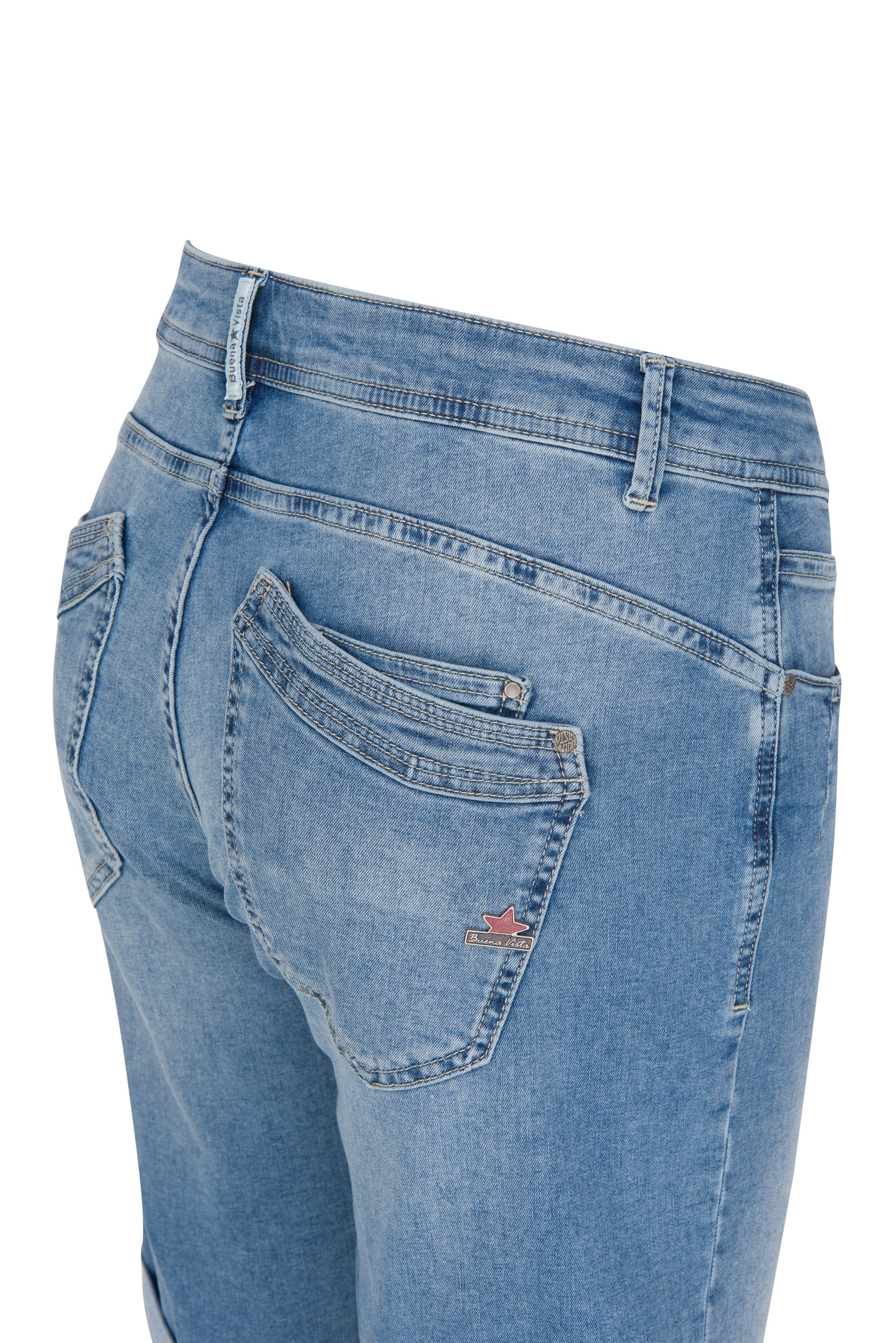 BUENA VISTA MALIBU SHORT middle blue 2106 J5025 212.3898 - Stretch denim von Buena Vista