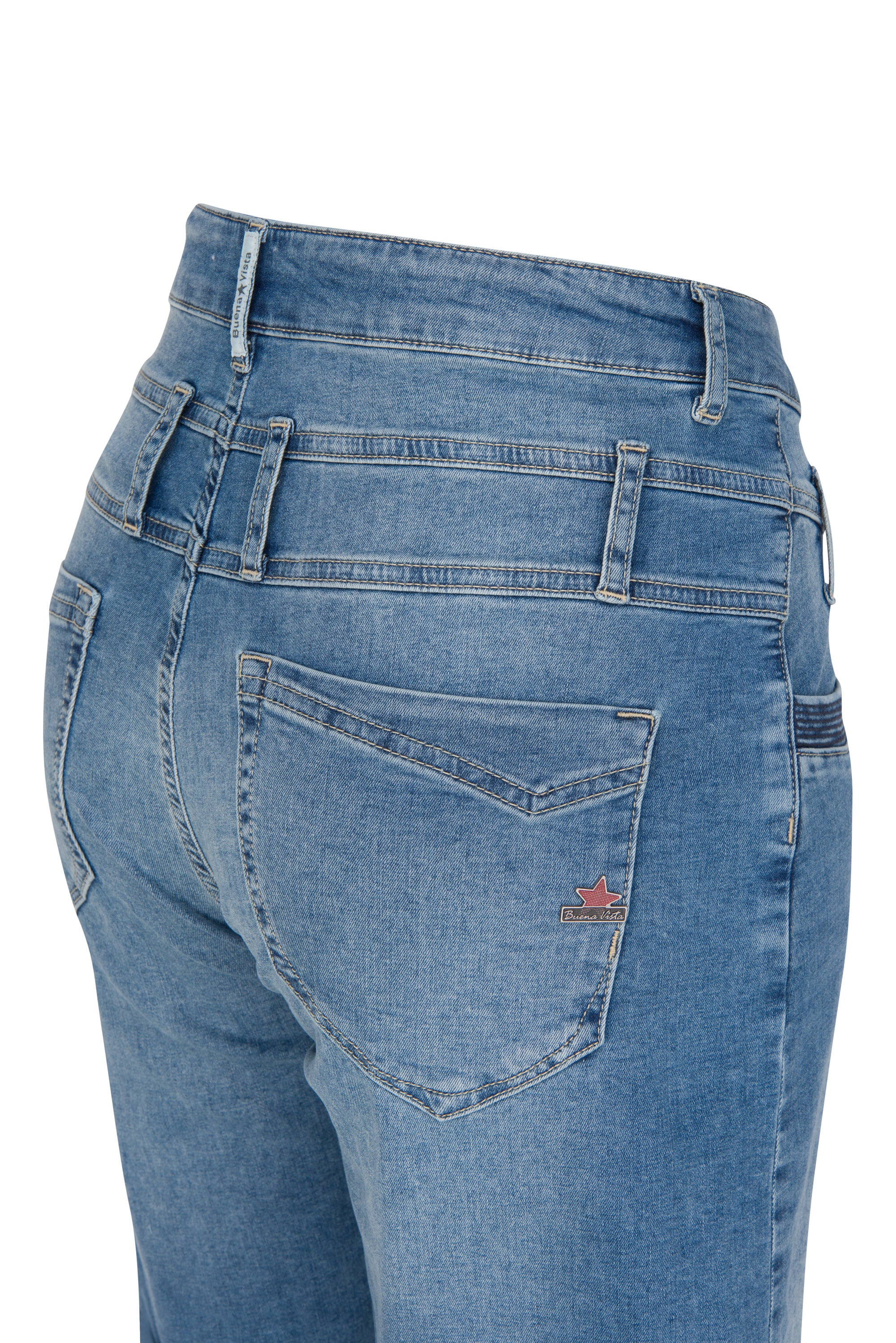 BUENA VISTA Florida Shorts - Ocean Wash Indigo - 2106 J5746 212.3898 von Buena Vista