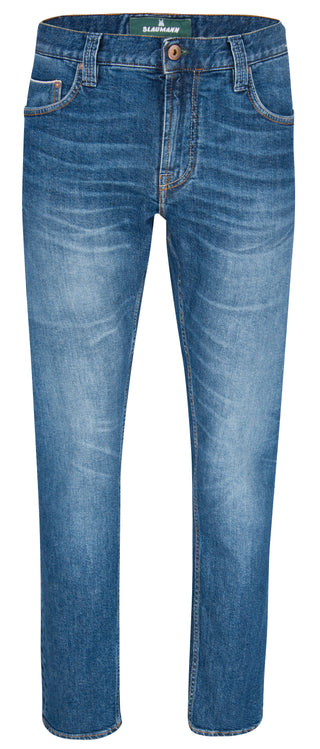 blue jeans narrow stone heavy used 1003-200-643 - candiani selvage