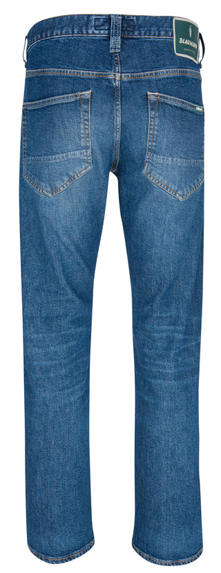 blue jeans narrow stone heavy used 1003-200-643 - candiani selvage