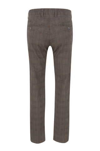 MAC LENNOX Chino - Cobblestone Fawn Check - 6365-00-0670L-278K