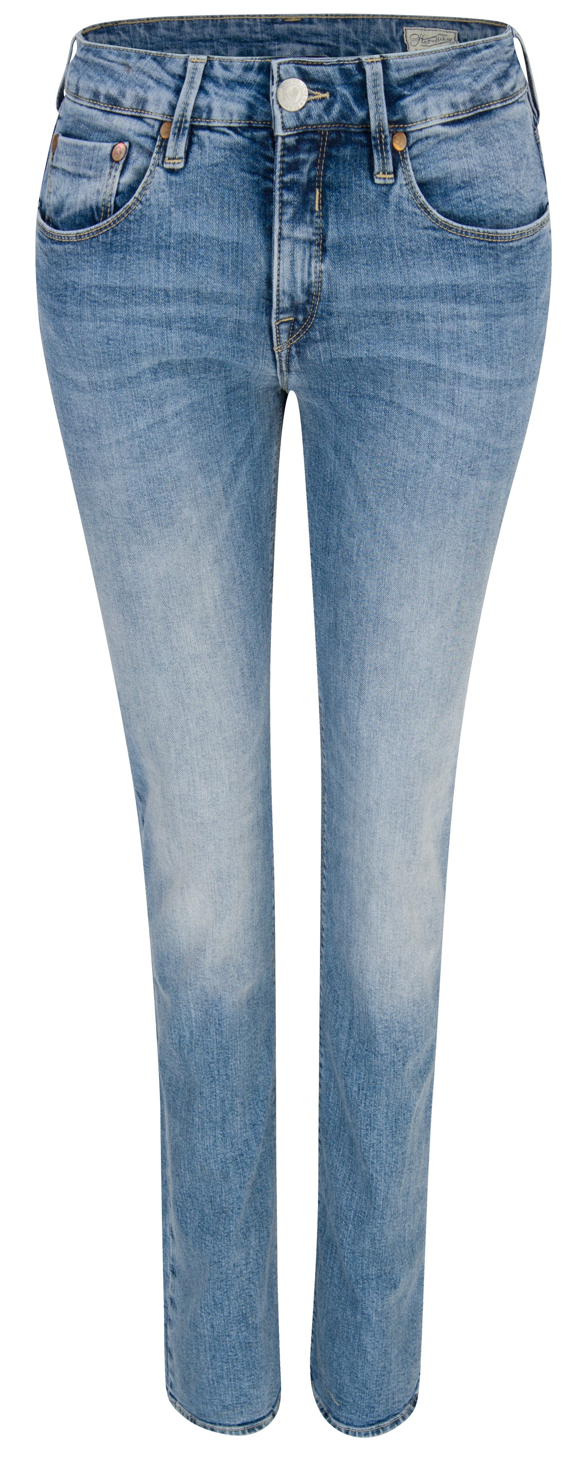 HERRLICHER SUPER G Straight Denim Stretch - Coastal Seabreeze Blue - 5794-D9661-652