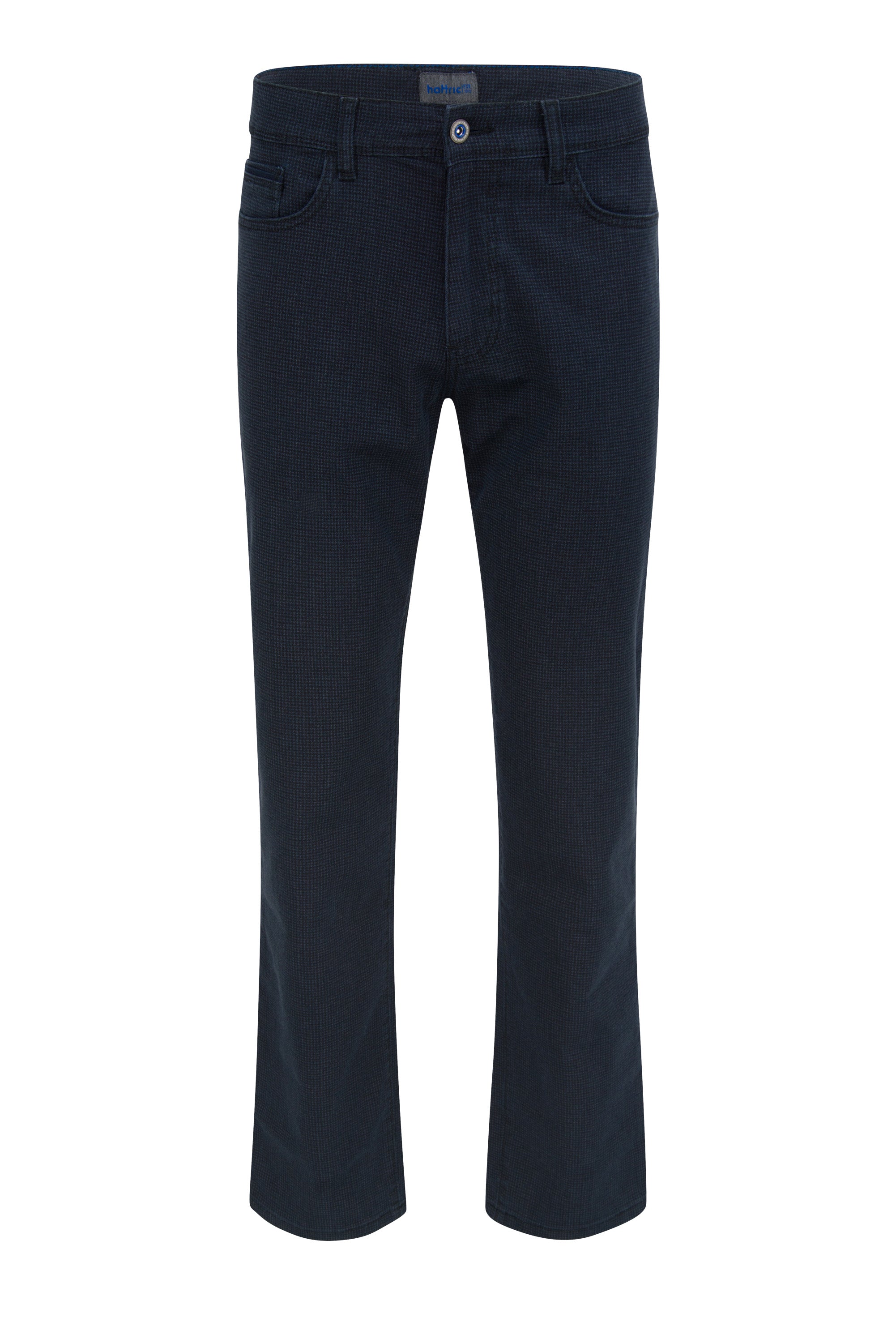 HATTRIC Hunter Five Pocket - Midnight Herringbone - 688085 6255.40