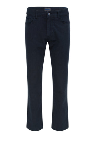 HATTRIC Hunter Five Pocket - Midnight Herringbone - 688085 6255.40