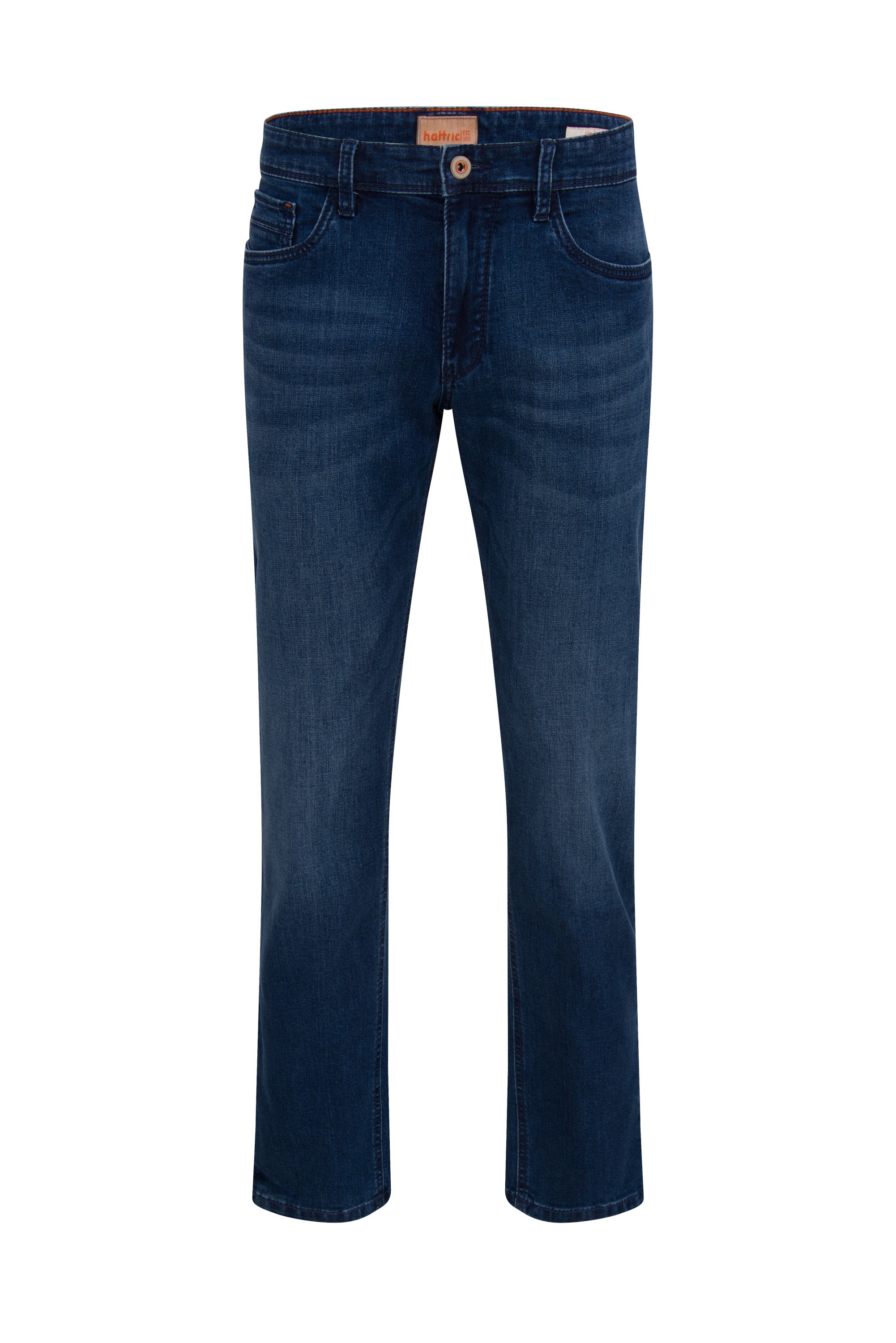 HATTRIC HARRIS Five-Pocket Jeans - Deep Denim Wash - 688745 6348.42