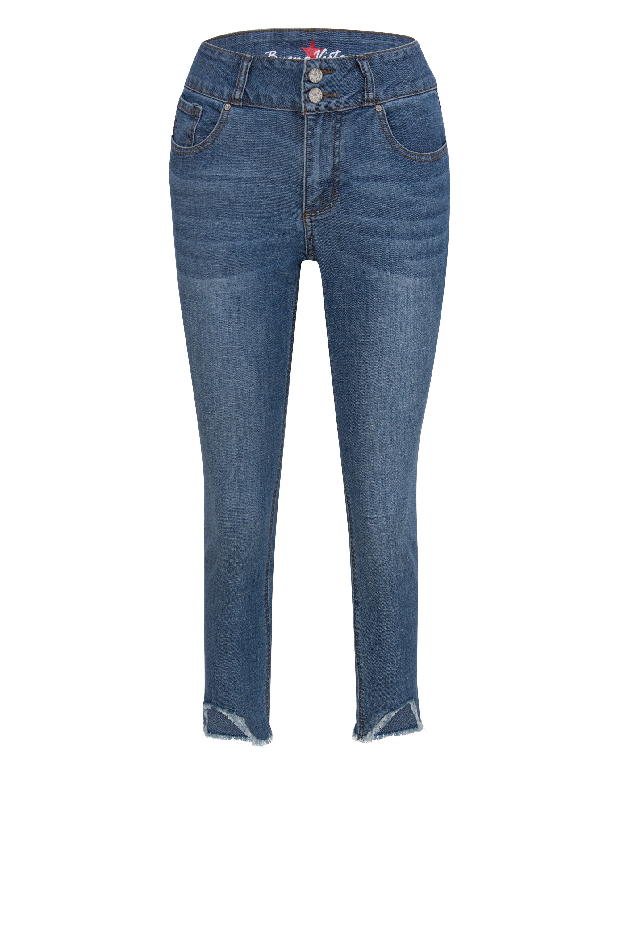 BUENA VISTA Tummyless Slim Jeans - Faded Sapphire Blue - 2107 J5658 319 O.2851