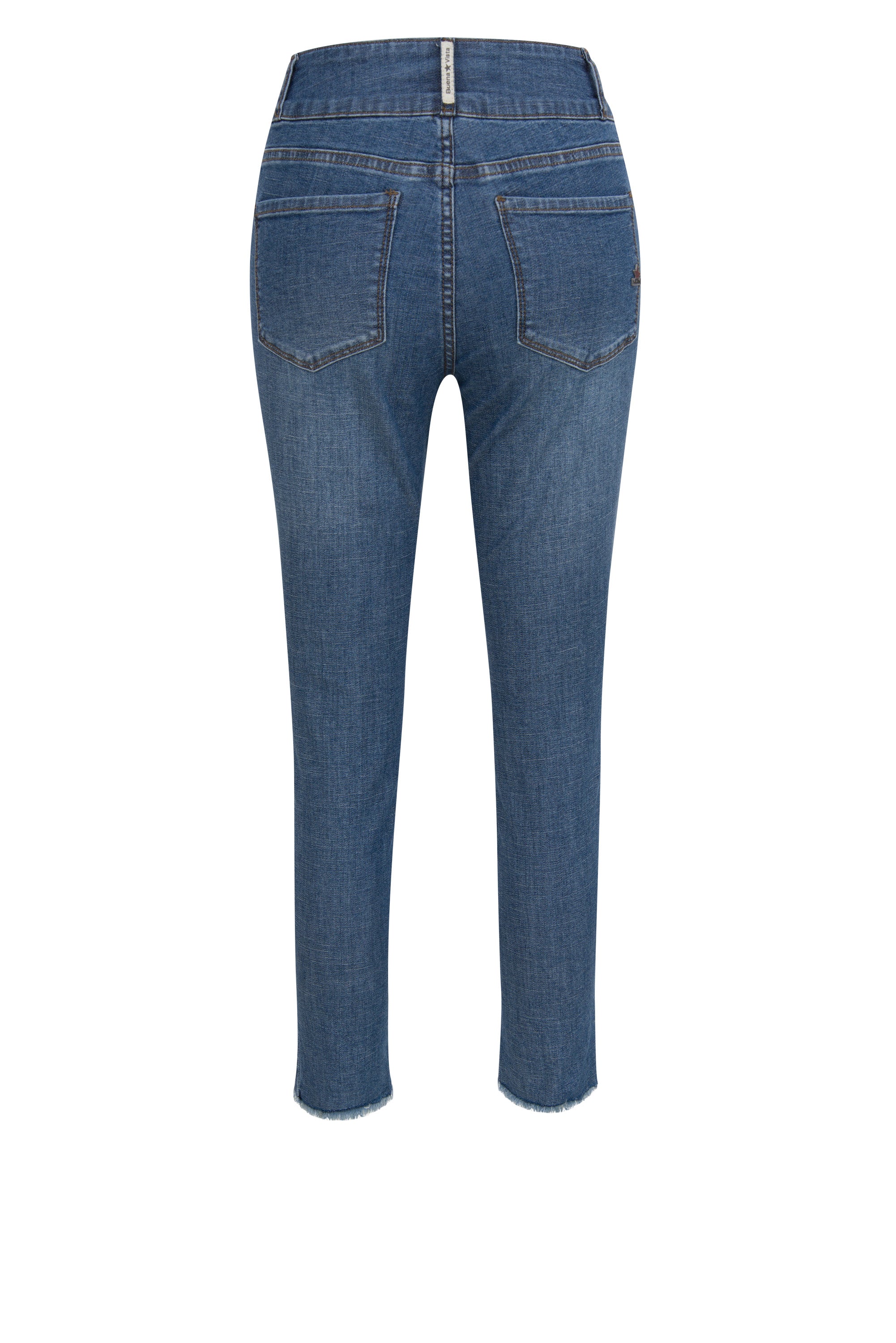 BUENA VISTA Tummyless Slim Jeans - Faded Sapphire Blue - 2107 J5658 319 O.2851