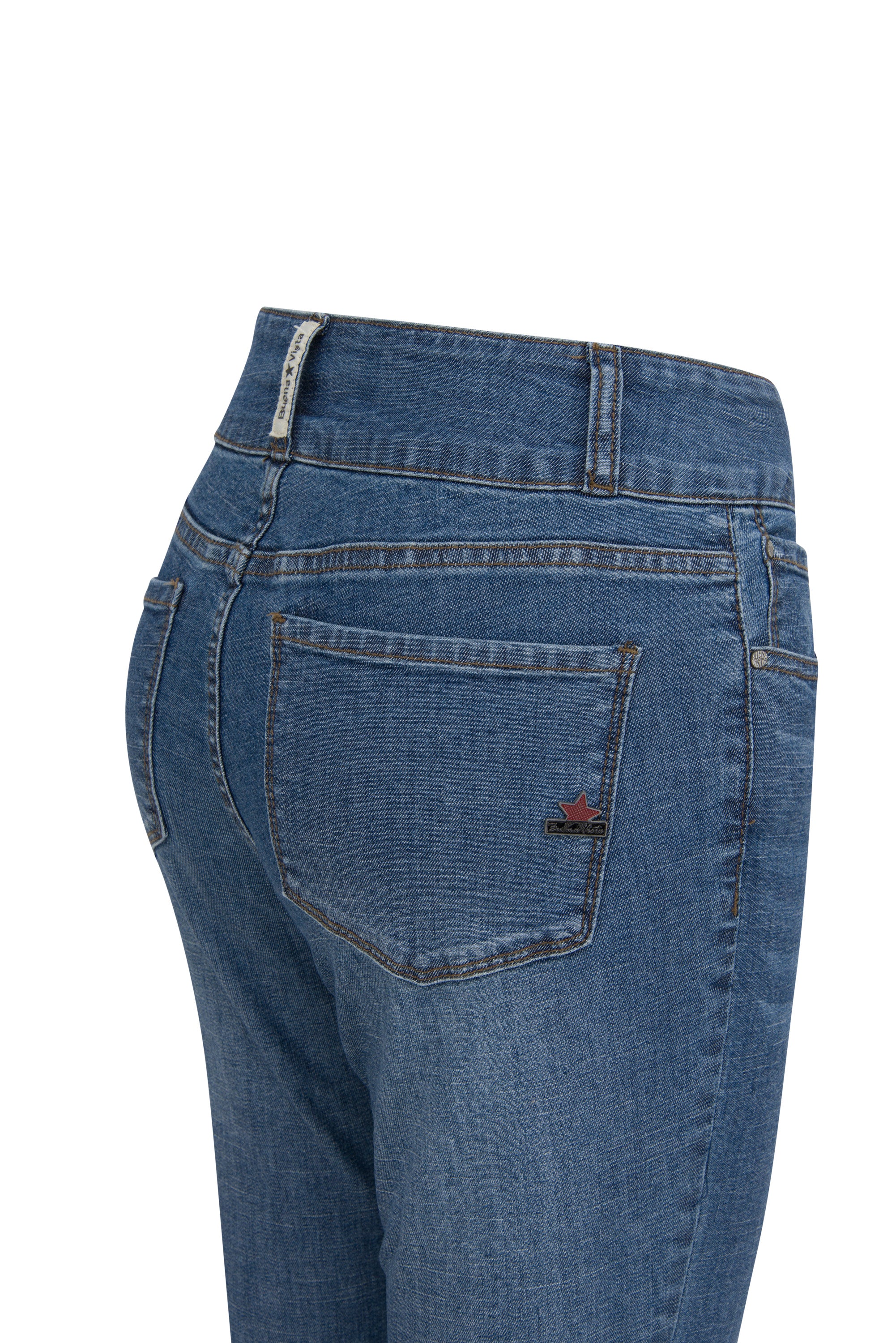 BUENA VISTA Tummyless Slim Jeans - Faded Sapphire Blue - 2107 J5658 319 O.2851 von Buena Vista