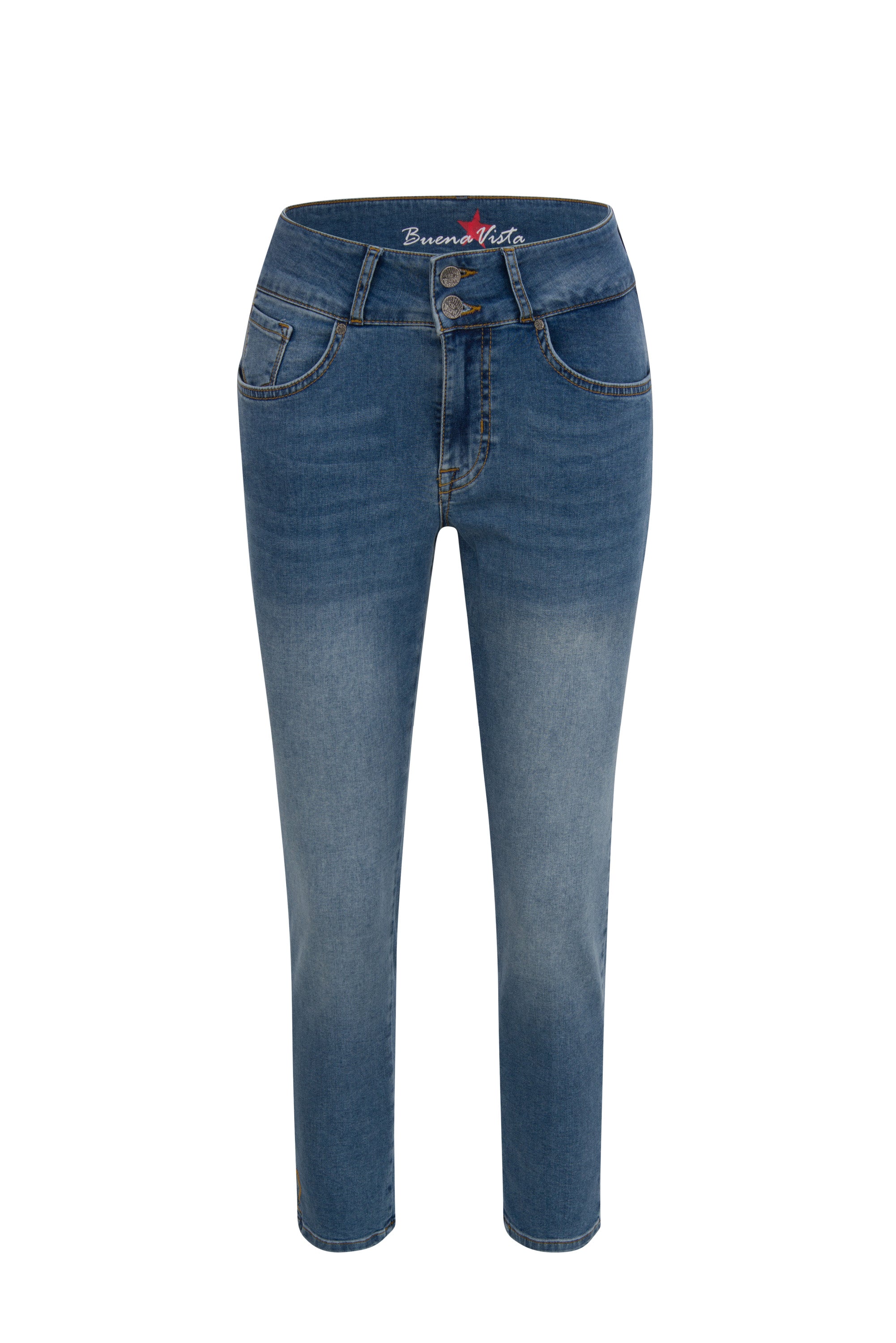 BUENA VISTA Tummyless Slim Hose - Washed Denim Sky - 2107 J5658 212.4205