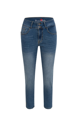 BUENA VISTA Tummyless Slim Hose - Washed Denim Sky - 2107 J5658 212.4205