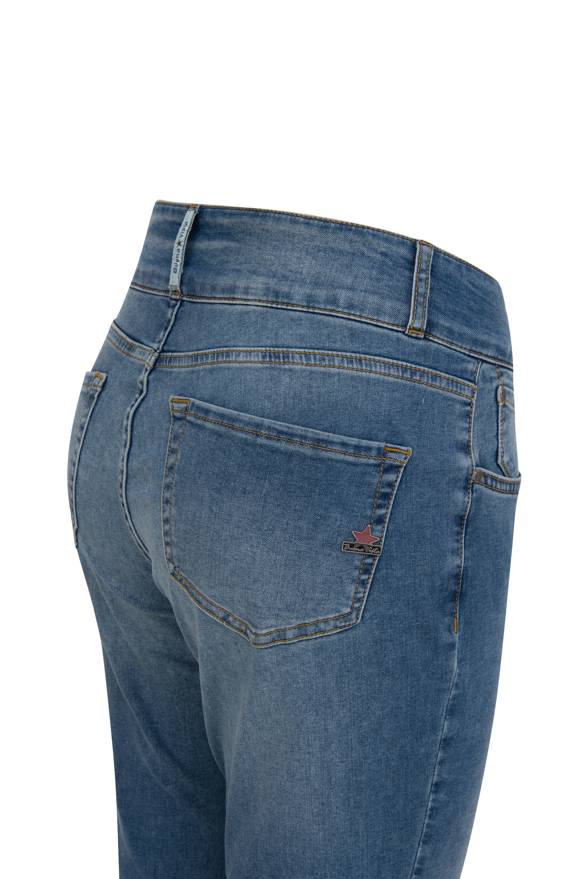 BUENA VISTA Tummyless Slim Hose - Washed Denim Sky - 2107 J5658 212.4205 von Buena Vista