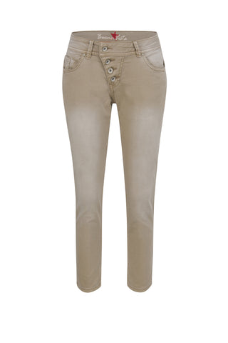 BUENA VISTA Malibu Jeans - Sand Drift Beige - 2107 J5122 SD108 HL4.887