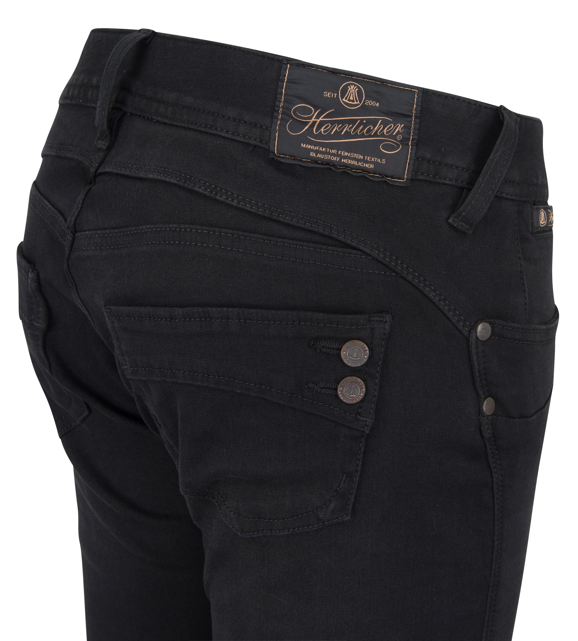HERRLICHER PIPER Slim Reused Denim - Midnight Noir Jet - 5650-RD505-671 von Herrlicher