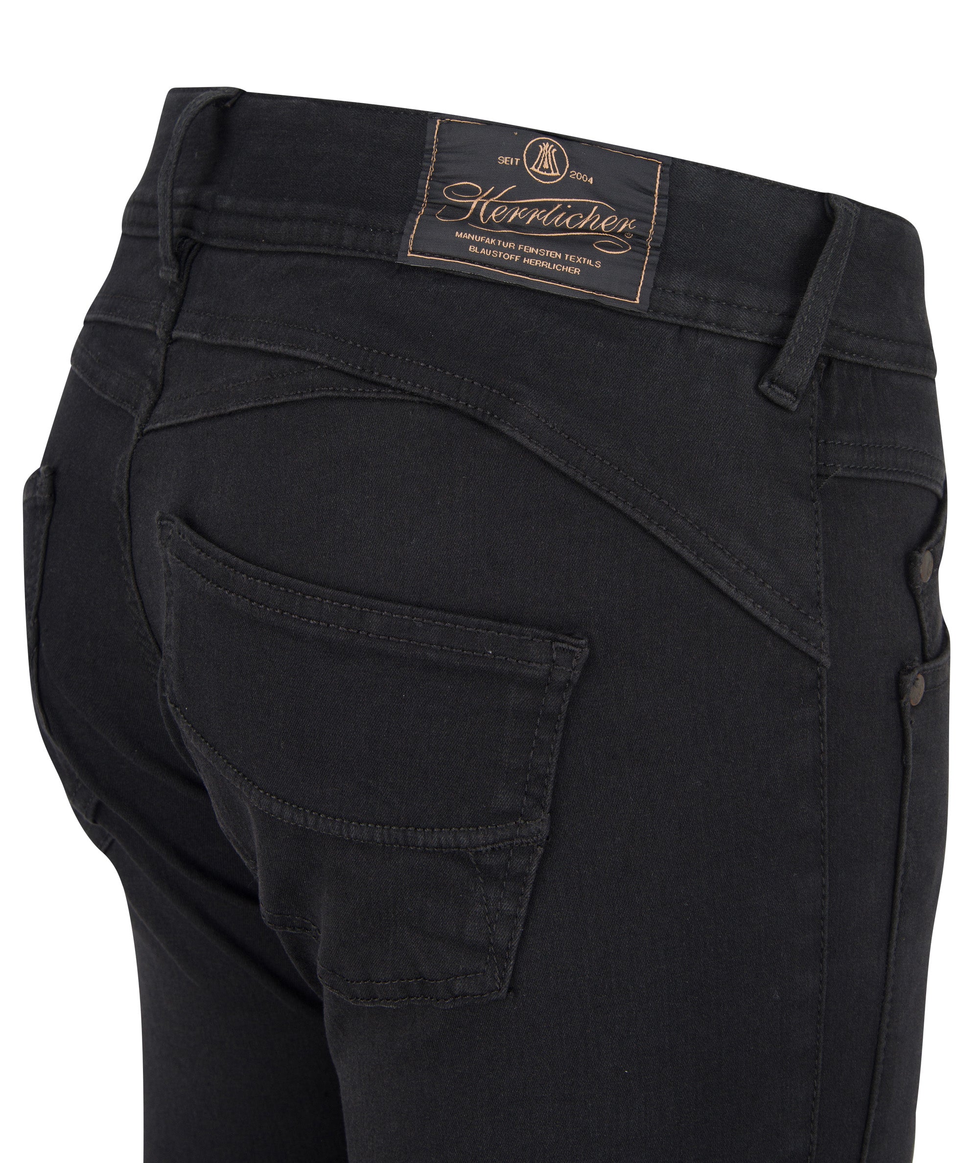 GORGEOUS GILA Slim Reused Denim Black tempest 5606-RD505-671 von Herrlicher