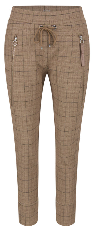 MAC FUTURE 3.0 Jogpants - Hazelnut Check Brown - 3039-00-0172-243K
