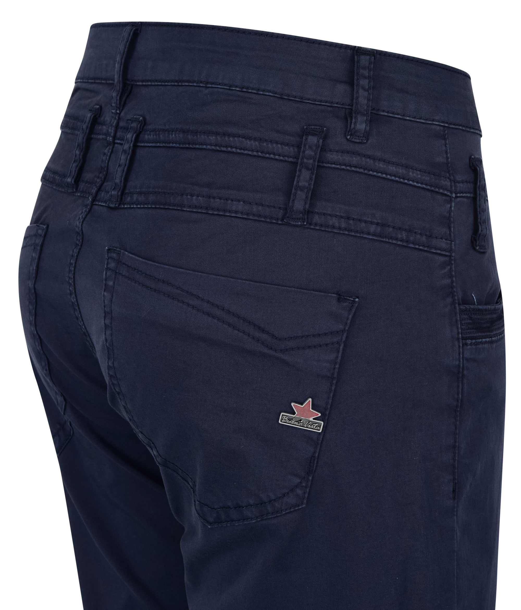BUENA VISTA Florida Shorts - Deep Navy Wash - 2105 J5746 4003.1177 von Buena Vista
