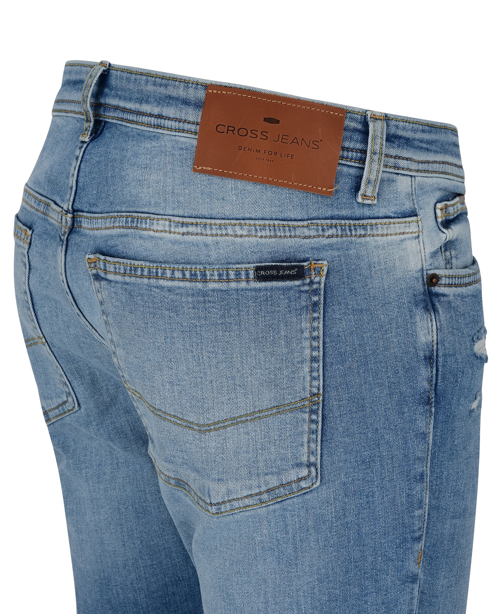 CROSS JEANS Scott Jeans - Cloudy Glacier Blue - E162-007 von Cross Jeans