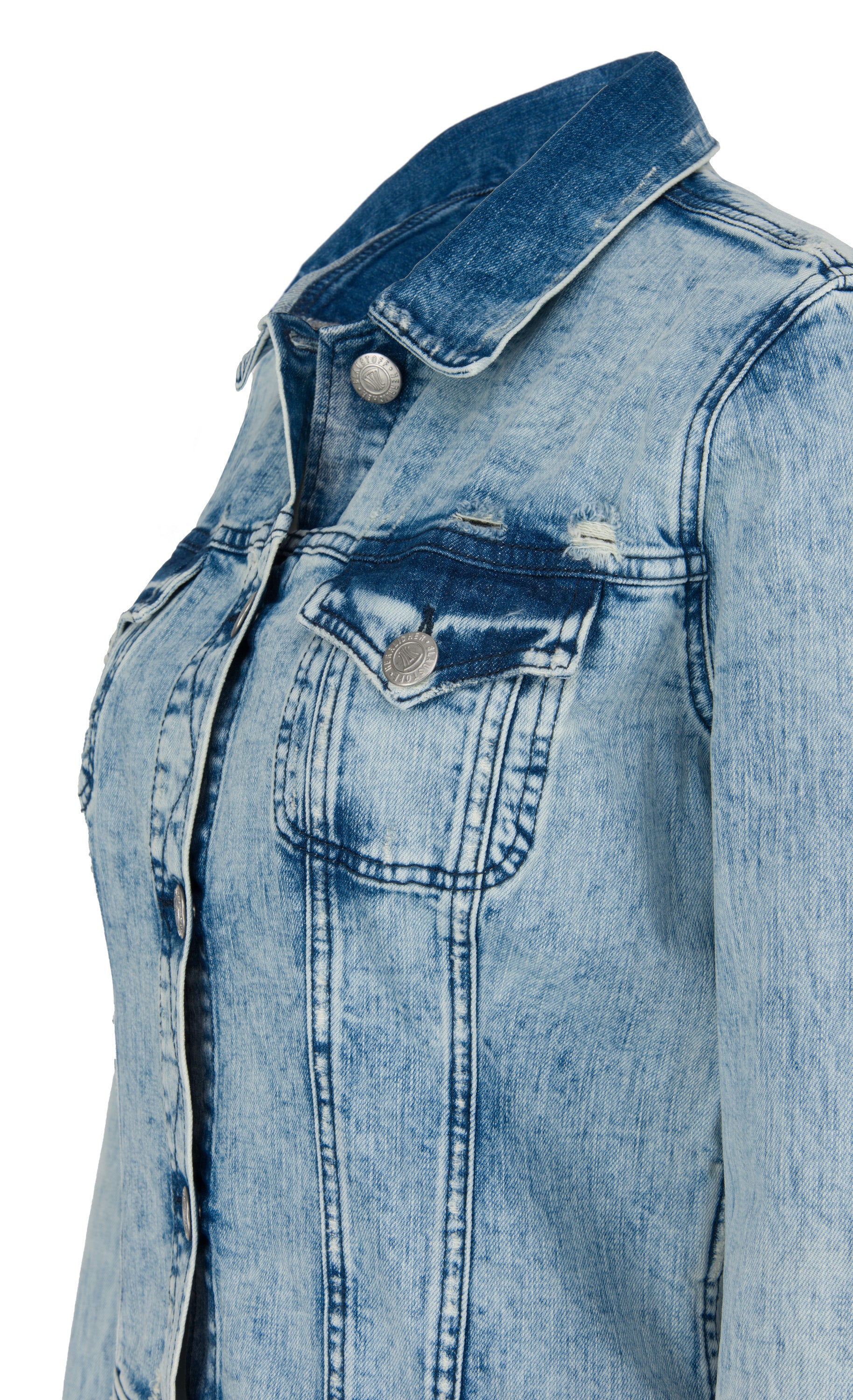 HERRLICHER JOPLIN Denim Stretch Jacket - Faded Harbour Blue - 7225-D9900-079 von Herrlicher