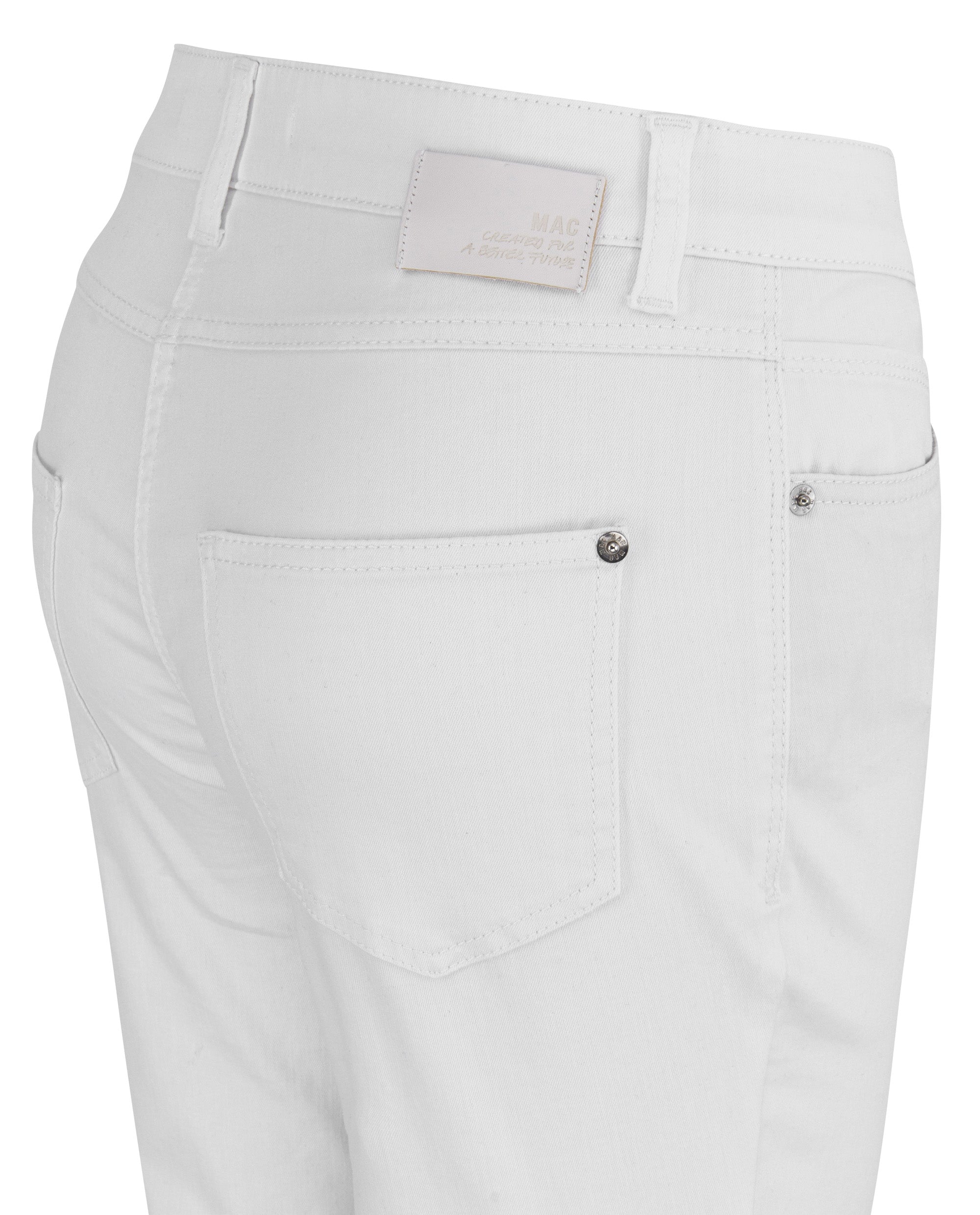 MAC MELANIE 7/8 SUMMER Jeanshose - Bright Cotton White - 5045-90-0391L-D010 von MAC