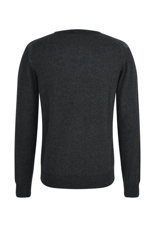 PIERRE CARDIN Travel Comfort Pullover/Longsleeve - Dark Charcoal Heather - 55300 12548.2100