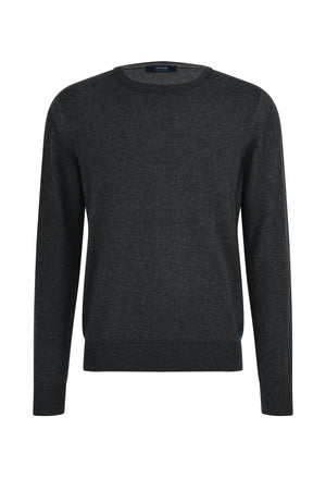 PIERRE CARDIN Travel Comfort Pullover/Longsleeve - Dark Charcoal Heather - 55300 12548.2100