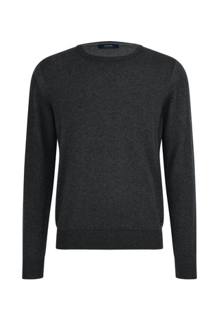 PIERRE CARDIN Travel Comfort Pullover/Longsleeve - Dark Charcoal Heather - 55300 12548.2100