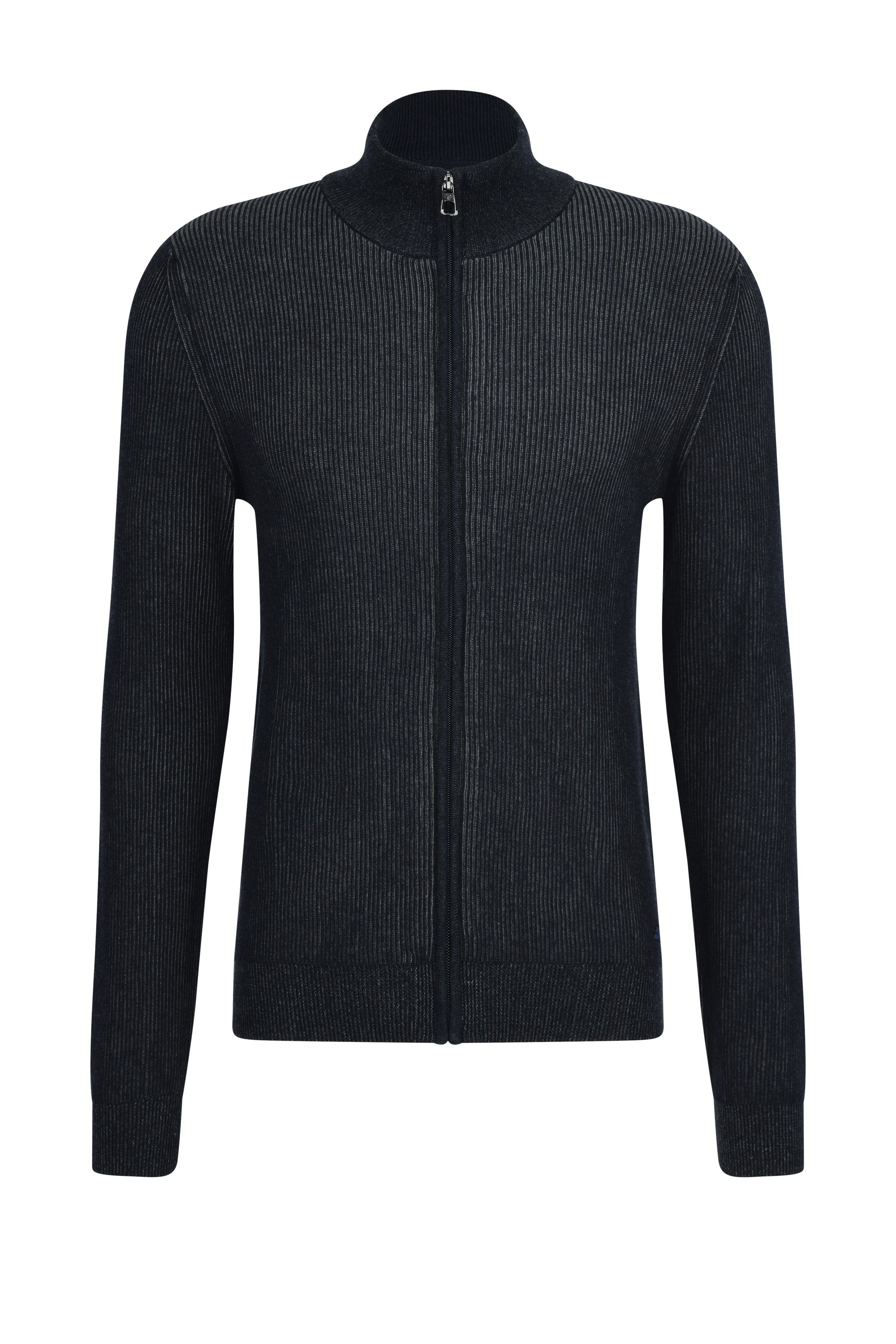 PIERRE CARDIN Travel Comfort Strickjacke - Midnight Slate Knit - 55329 12549.3000