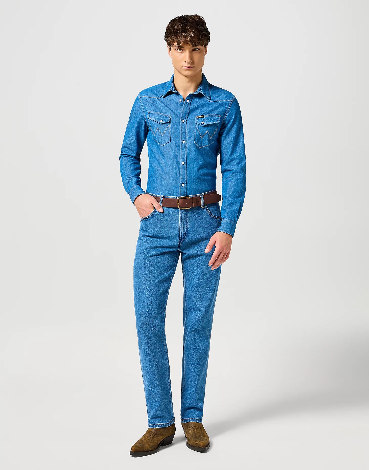 WRANGLER TEXAS - Desert Storm Blue - 112358204