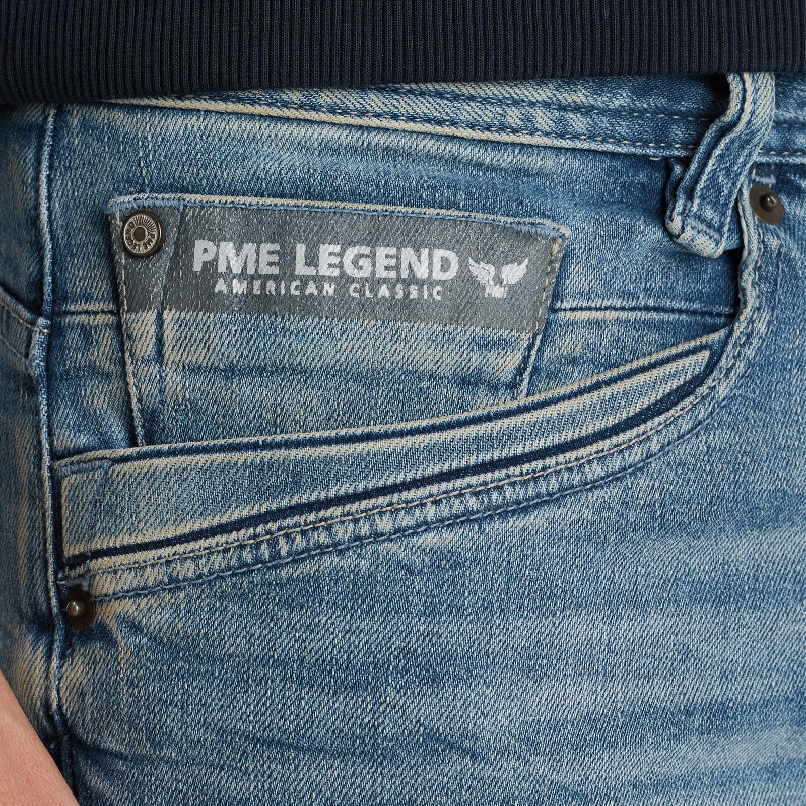 PME LEGEND Skyrak Jeans - Ocean Wash Blue - PTR720-DSF von PME Legend