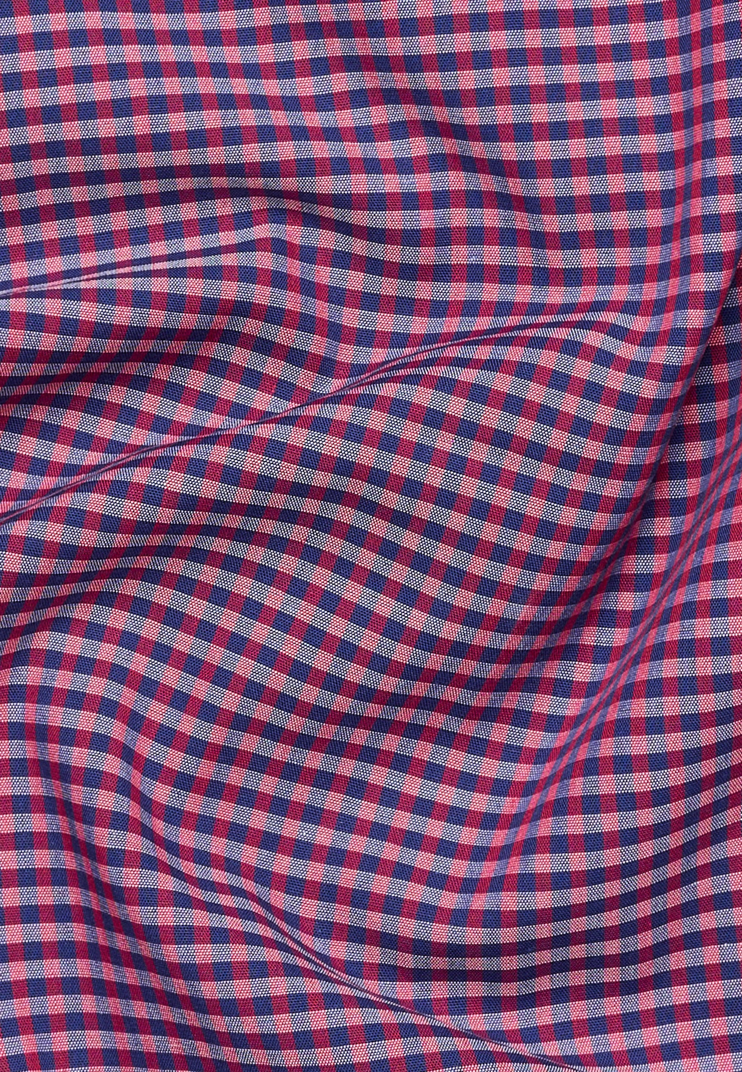 ETERNA COMFORT FIT Langarm Hemd - Crimson Harbor Checks - 8913-58-E146 von Eterna