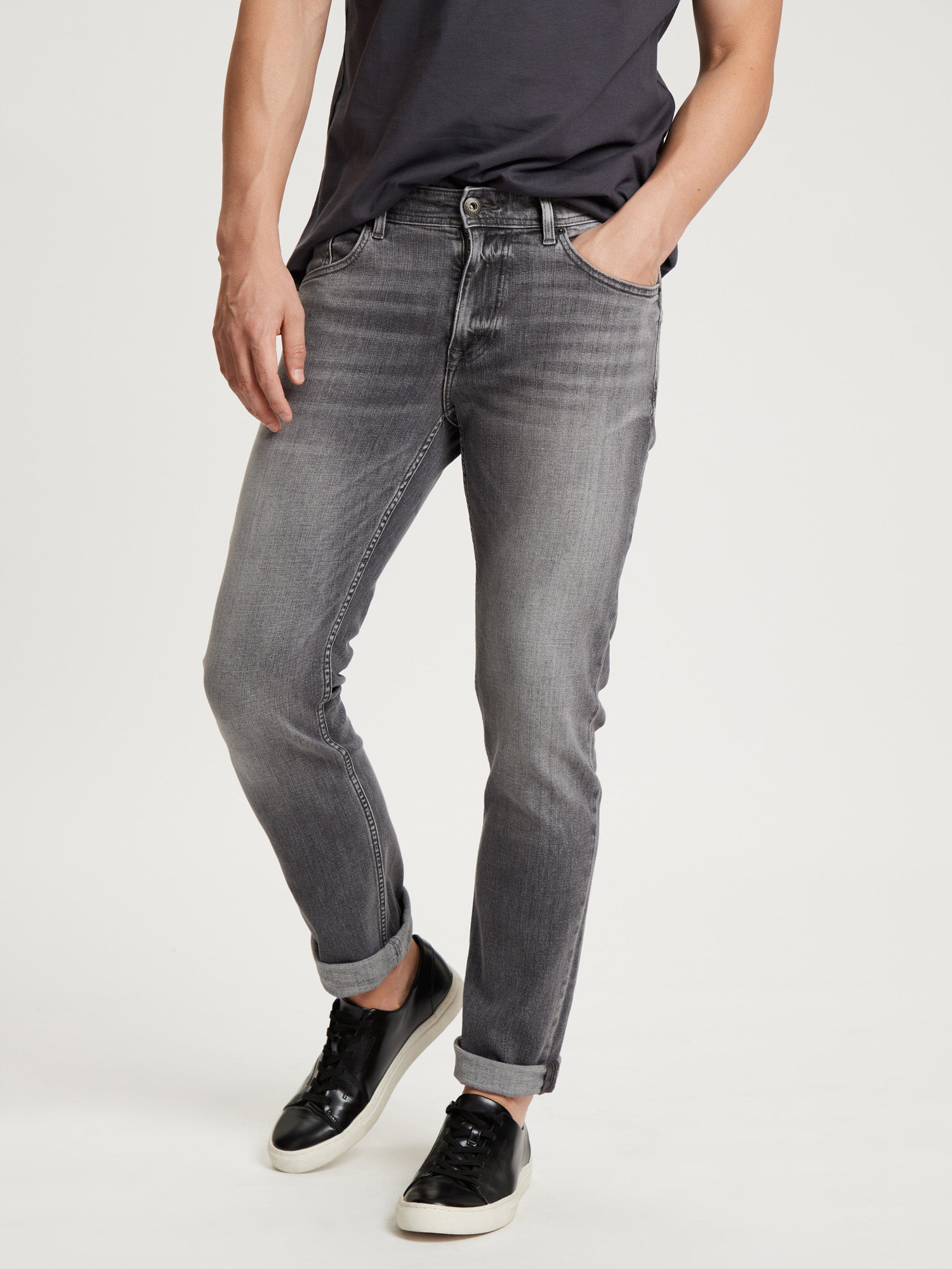 CROSS JEANS DYLAN Jeanshose - Stormy Quarry Grey - E195-136 von Cross Jeans
