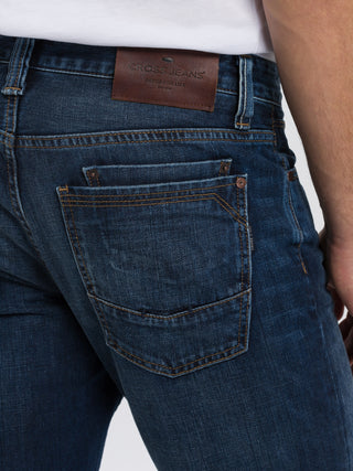 CROSS JEANS DYLAN Jeans - Midnight Indigo Blue - E195-099