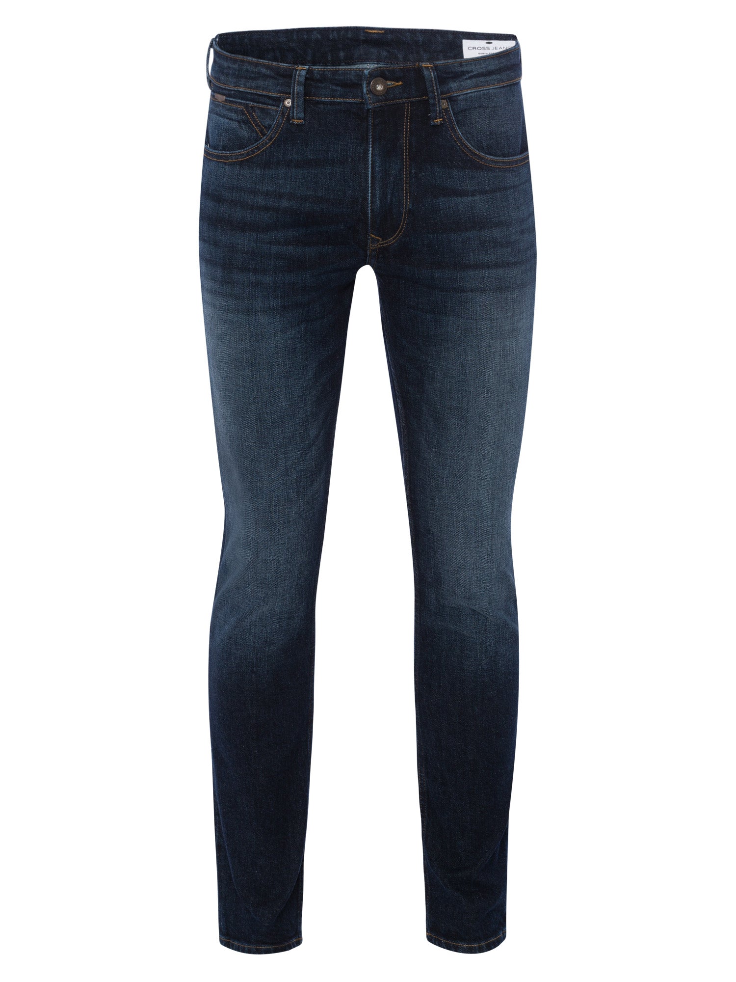 CROSS JEANS DYLAN Five Pocket - Indigo Shadow Blue - E195-119 von Cross Jeans