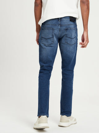 CROSS JEANS DYLAN Five Pocket - Ocean Shadow Blue - E195-138