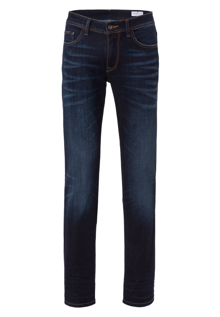 CROSS JEANS Antonio Five Pocket - Midnight Cobalt - E161-089