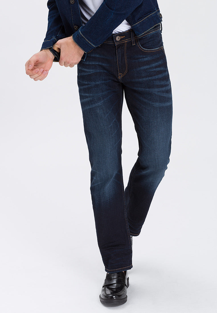 CROSS JEANS Antonio Five Pocket - Midnight Cobalt - E161-089 von Cross Jeans