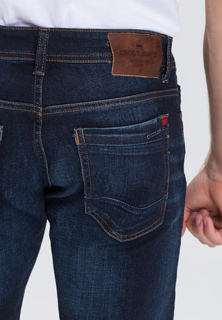 CROSS JEANS Antonio Five Pocket - Midnight Cobalt - E161-089