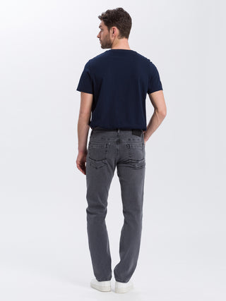 CROSS JEANS Antonio Five Pocket - Stormy Ash Grey - E161-134