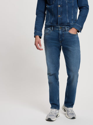CROSS JEANS Antonio Five Pocket - Deep Harbor Blue - E161-154