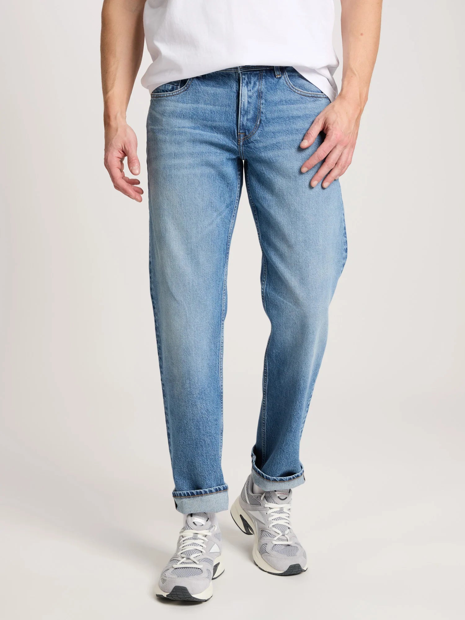 CROSS JEANS Antonio Herren Jeans - Faded Ocean Sky - E161-272